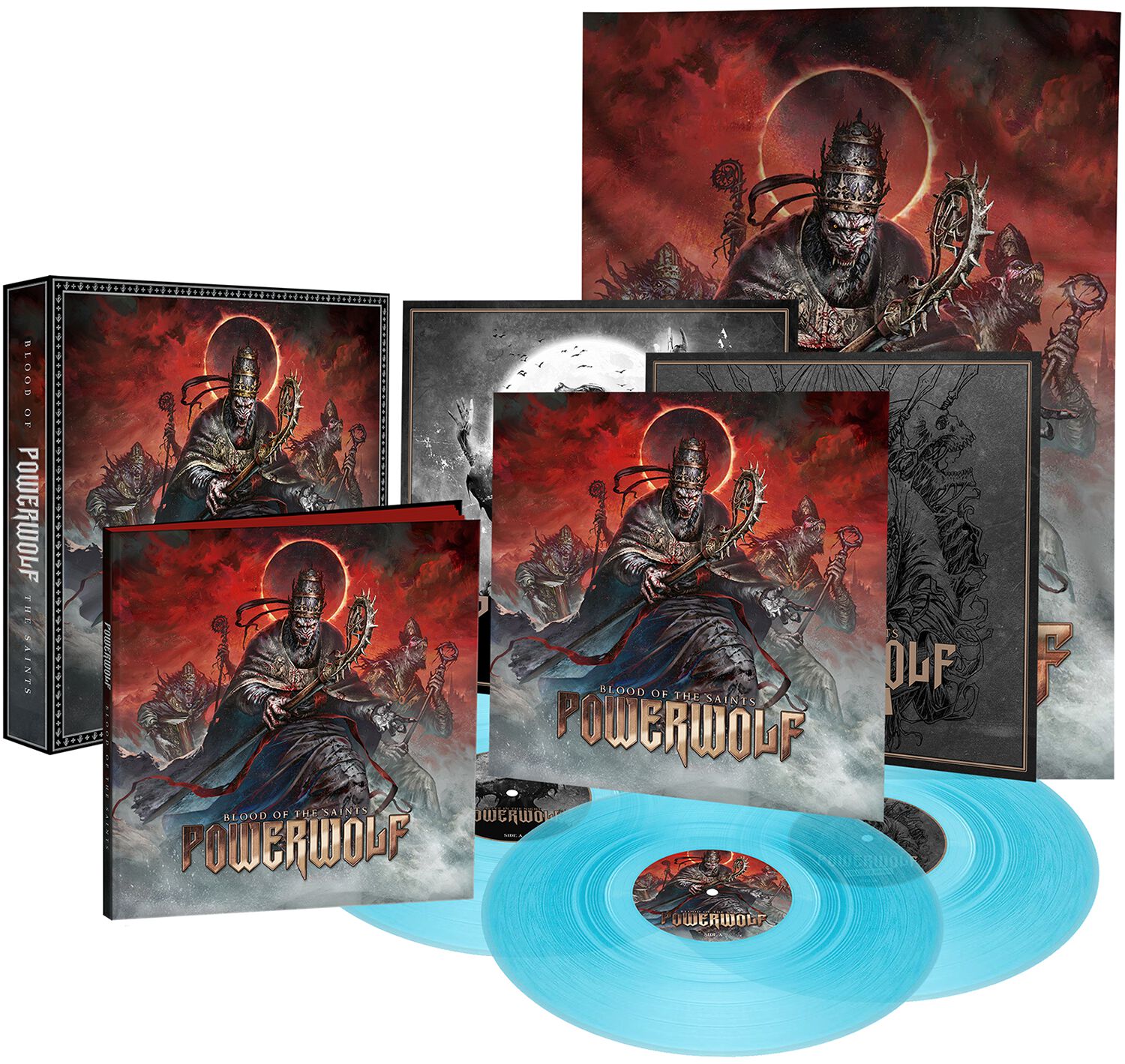 Image of Powerwolf Blood Of The Saints 3-LP farbig