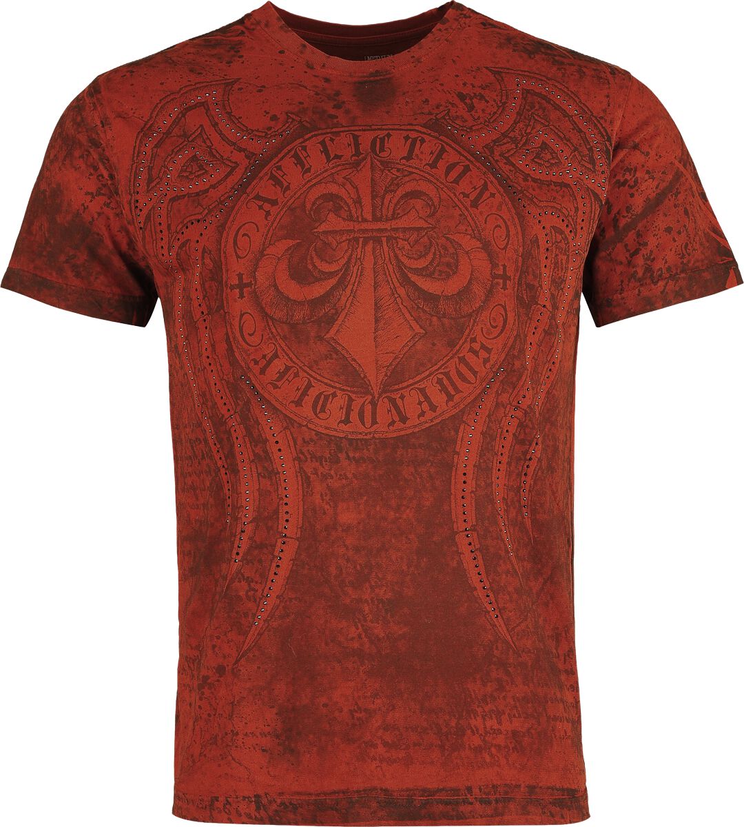 T-shirt  av Affliction - Awakening S/S Tee - Herr - röd