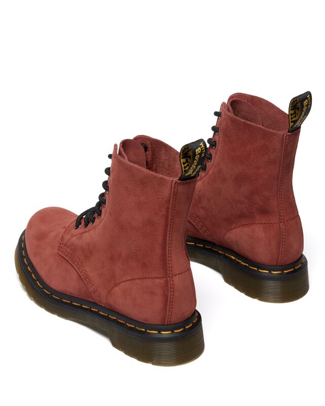 1460 Pascal Russet Red Milled Nubuck MB Martens Bikerboot