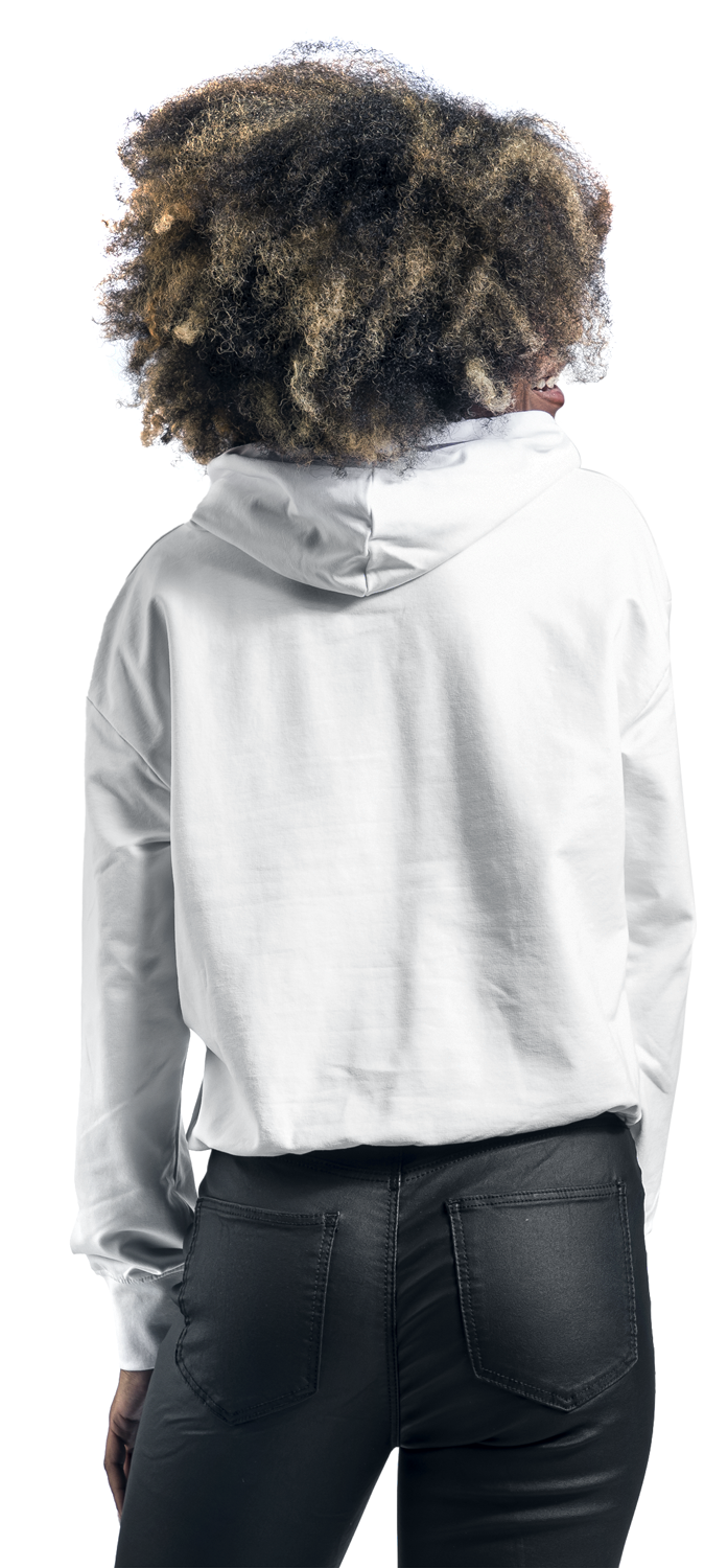 Fila Burdur Cropped Hoody Kapuzenpullover weiß