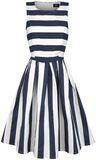 Dark Blue Stripe Dress, Dolly and Dotty, Mittellanges Kleid