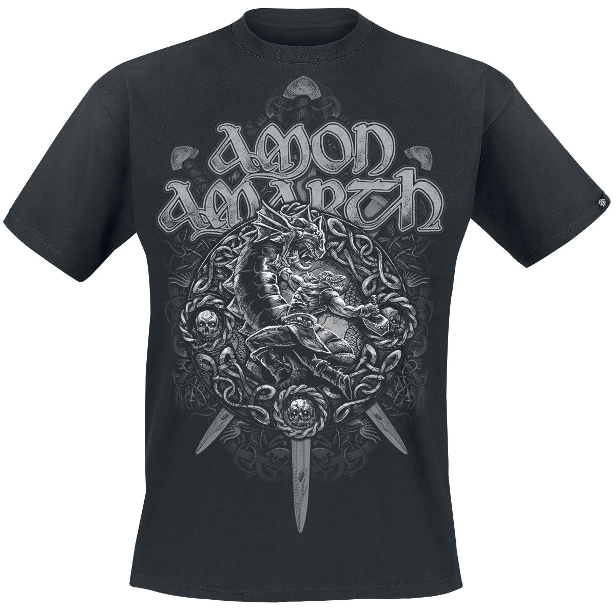 Image of T-Shirt di Amon Amarth - Ragnarok - S a 4XL - Uomo - nero