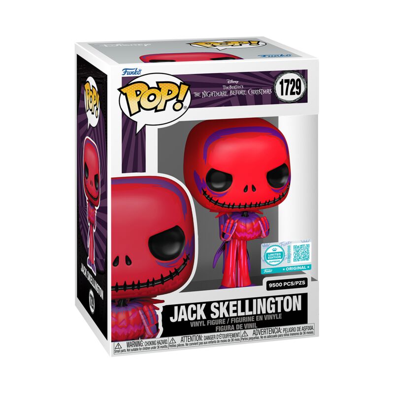 The Nightmare Before Christmas - Jack Skellington with Pumpkin (Ltd. Edition Supreme) Vinyl Figur 1729 - Funko Pop! Figur - Funko Shop Deutschland -