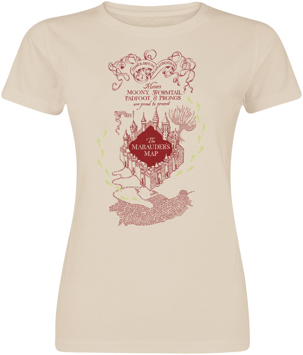 Harry Potter Marauder’s map T-Shirt beige Harry Potter Marauder’s map T-Shirt beige