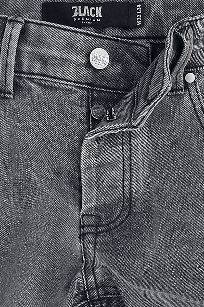 Thumbnail - Black Premium by EMP Johnny (Boot Cut) Jeans grau in W33L34