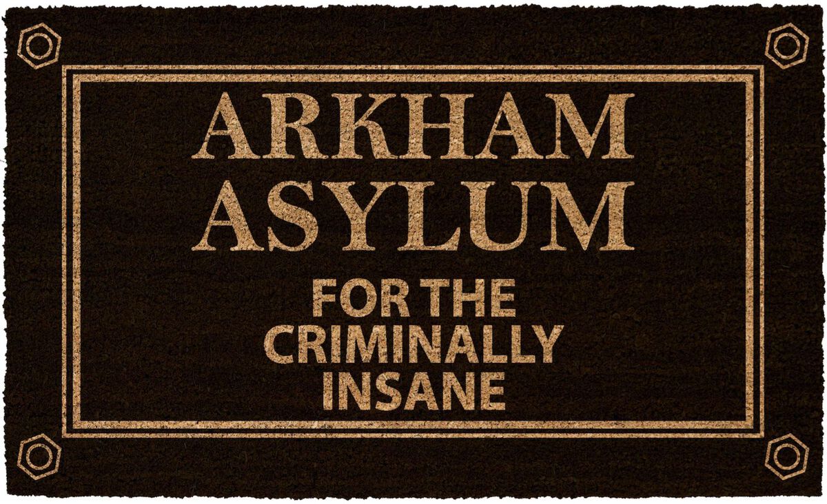 Image of Zerbino di Batman - Arkham Asylum - Unisex - nero/beige