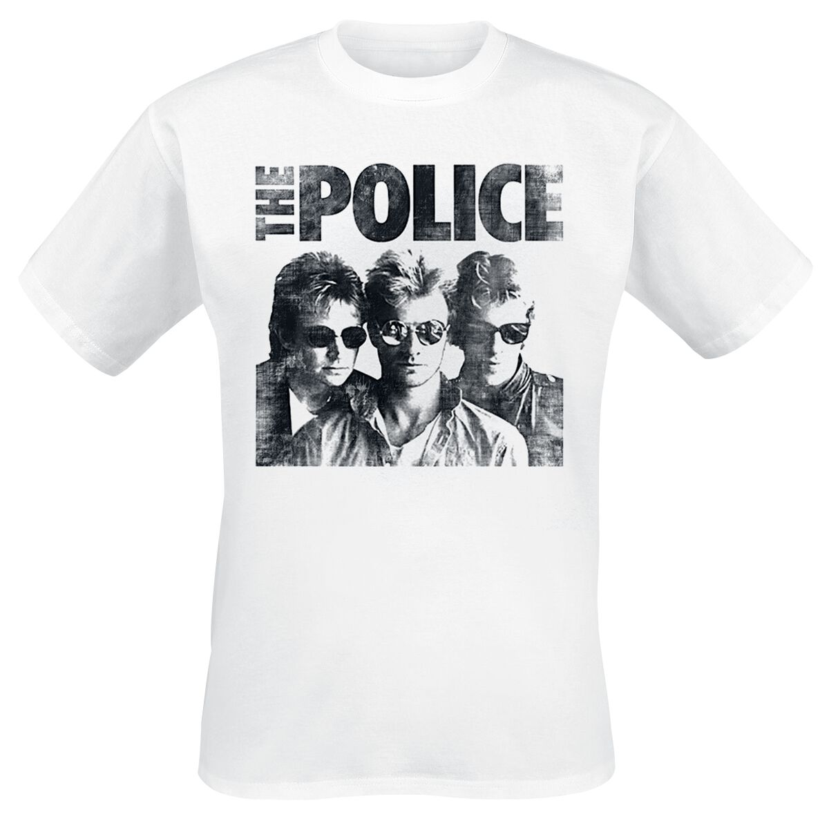 The Police Greatest Hits Cover T-Shirt white