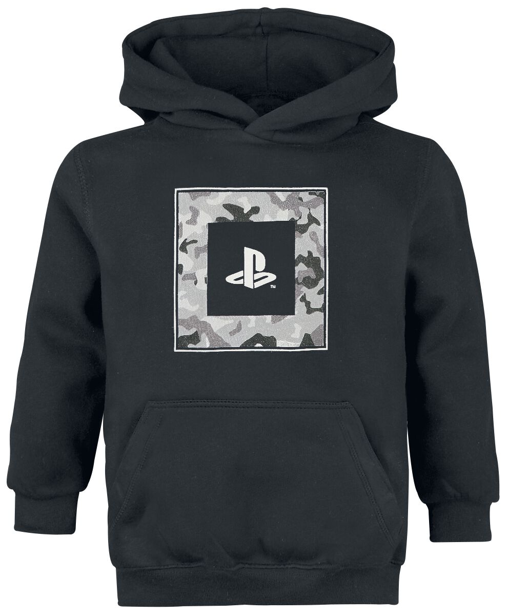 Playstation Kids - Camo Box Hooded sweater black