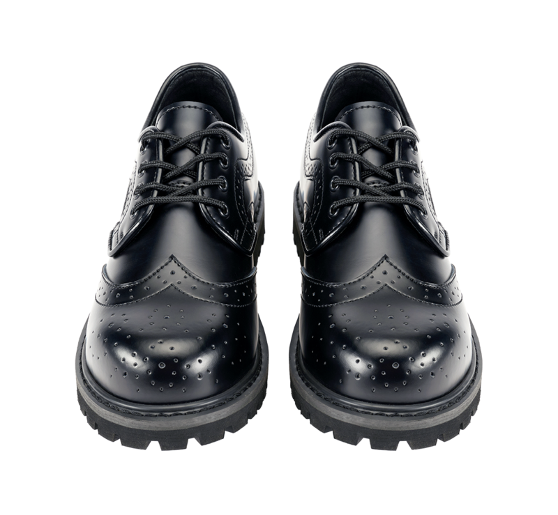 Brandit  Lace-up shoe - Budapester 4 Eyelets - black