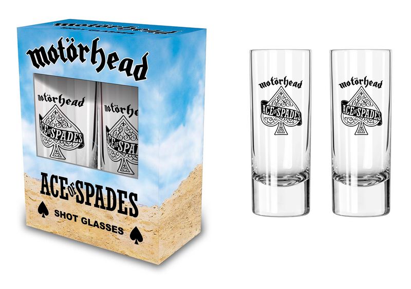 Motörhead Shot Glasses Set - Ace Of Spades - transparent