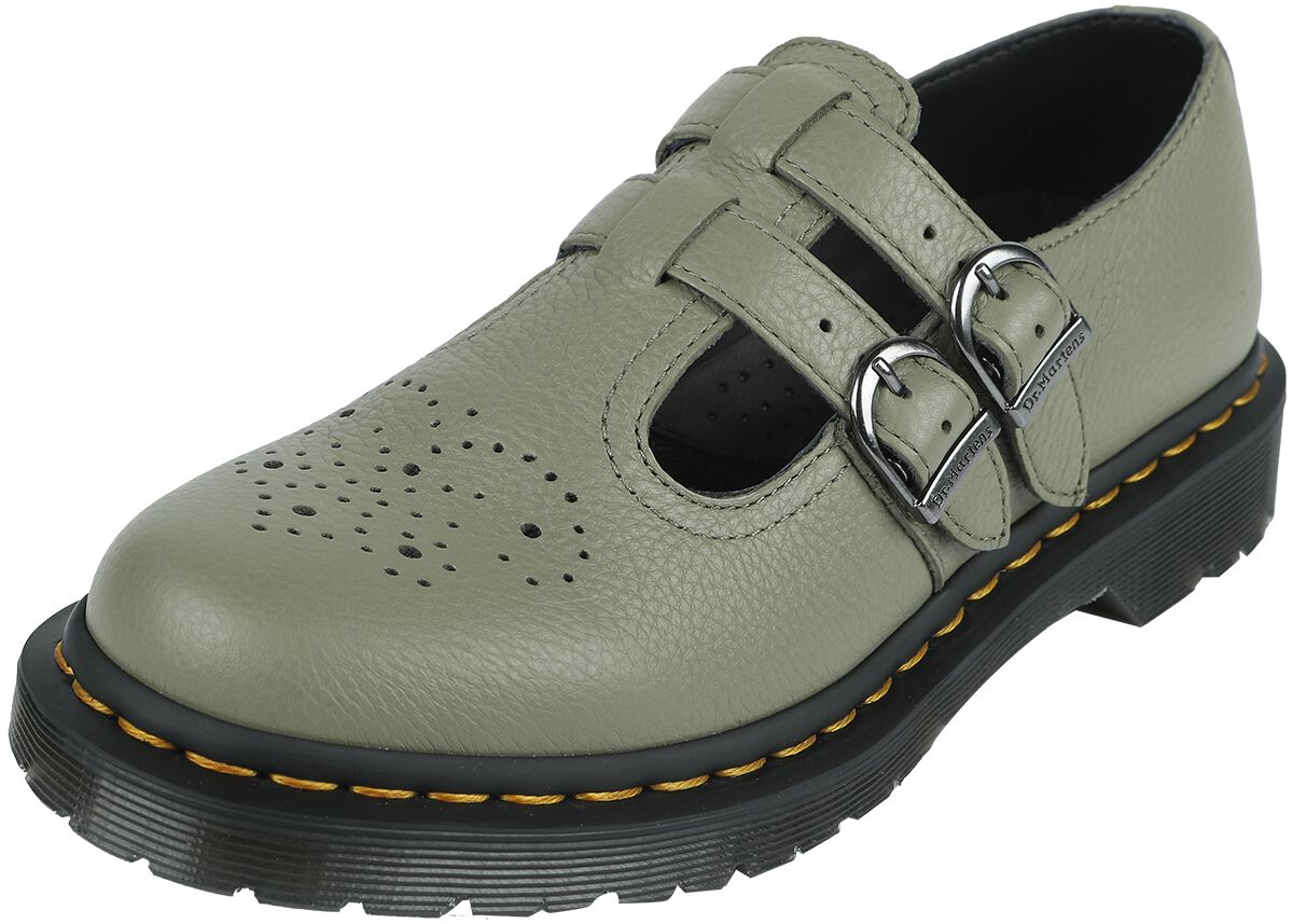 Dr. Martens 8065 Mary Jane - Muted Olive Virginia Halbschuh oliv in EU41