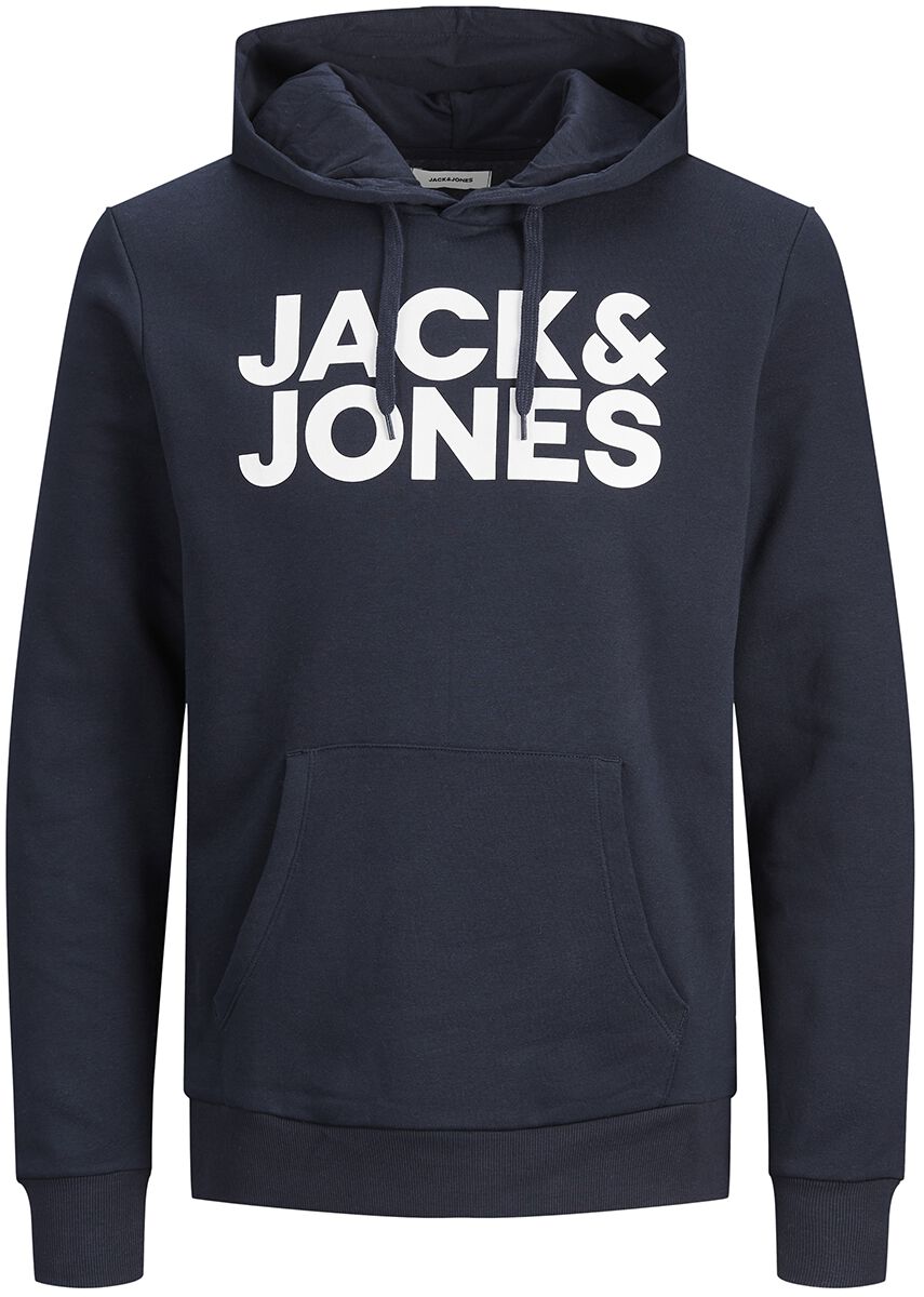 Jack & Jones Corp Logo Hoodie Sweater navy