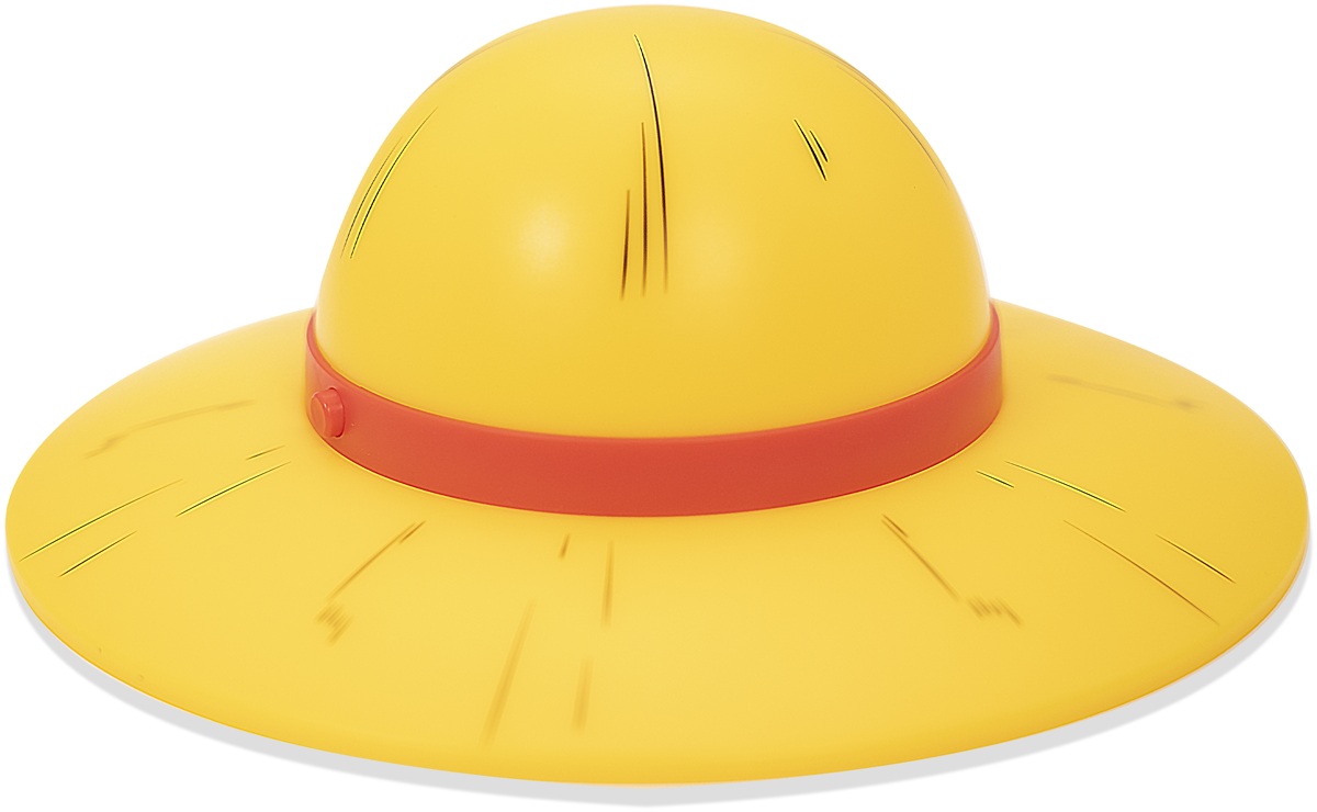 One Piece Anime Lamp - Straw Hat - yellow