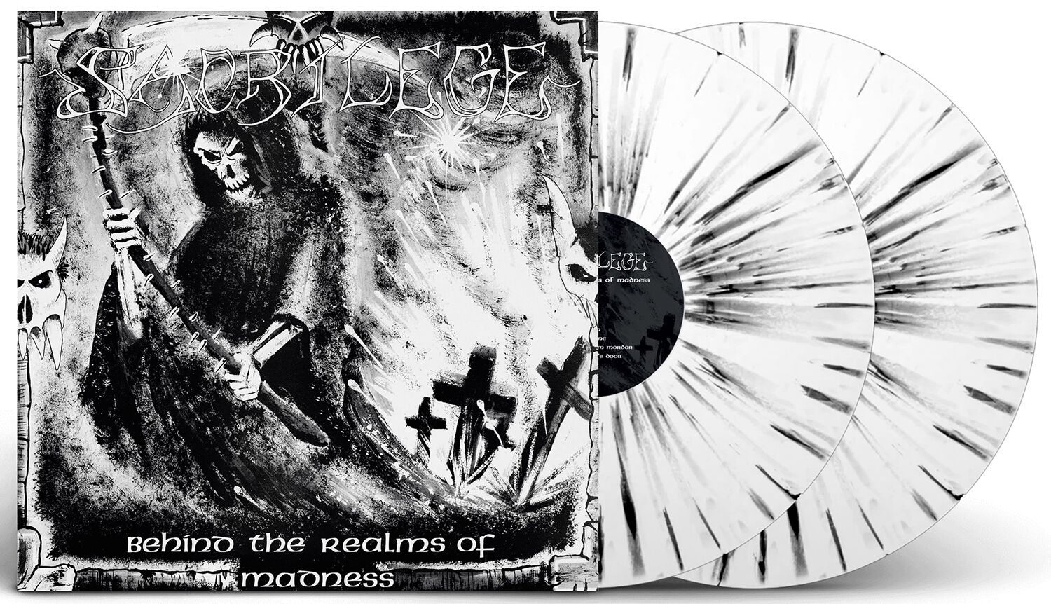 Image of Sacrilege Behind the realms of madness 2-LP splattered