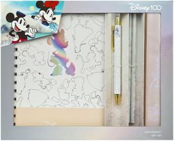 Schreibset in Geschenkverpackung, Mickey Mouse, Bürozubehör