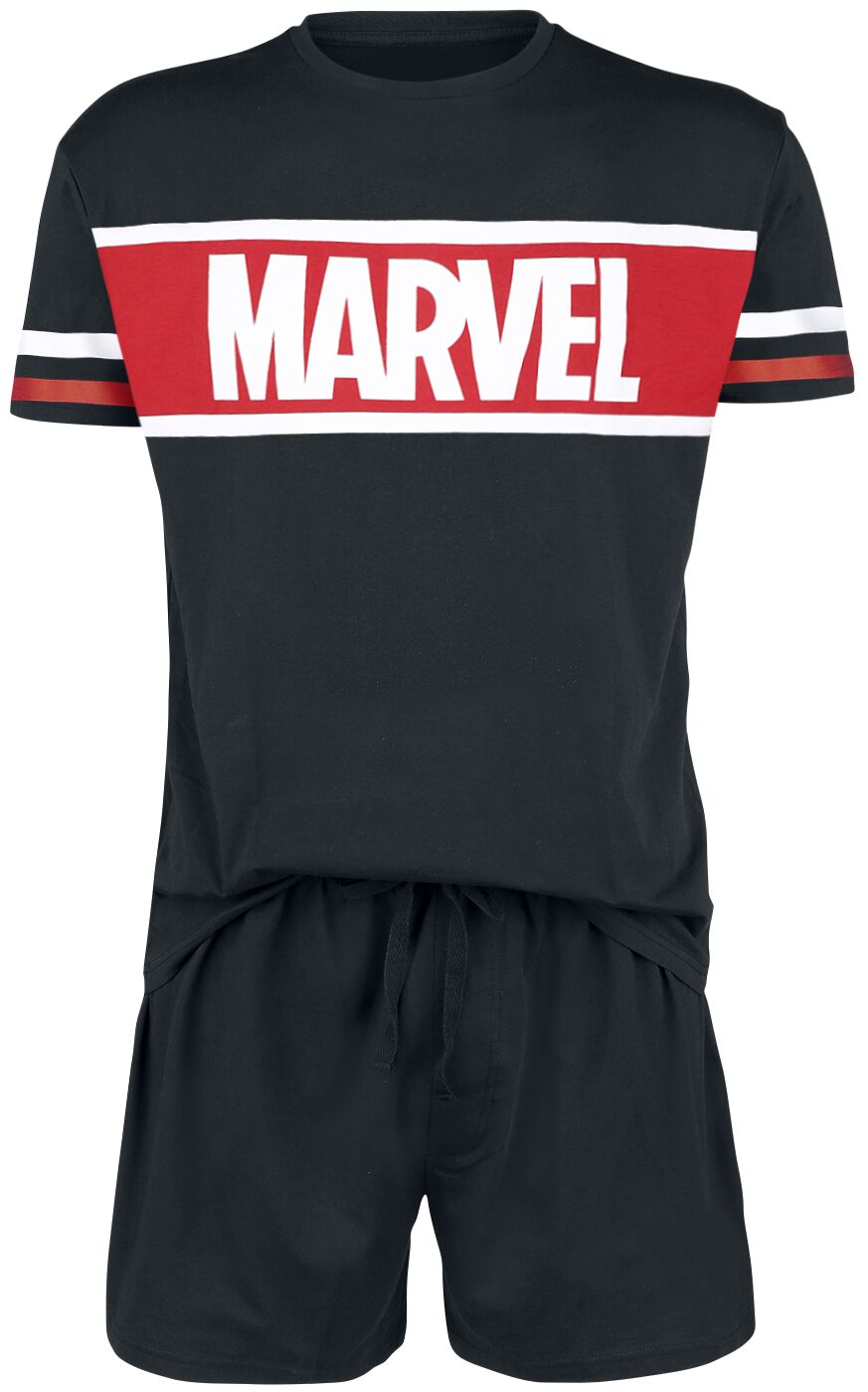Marvel Logo Pyjama black