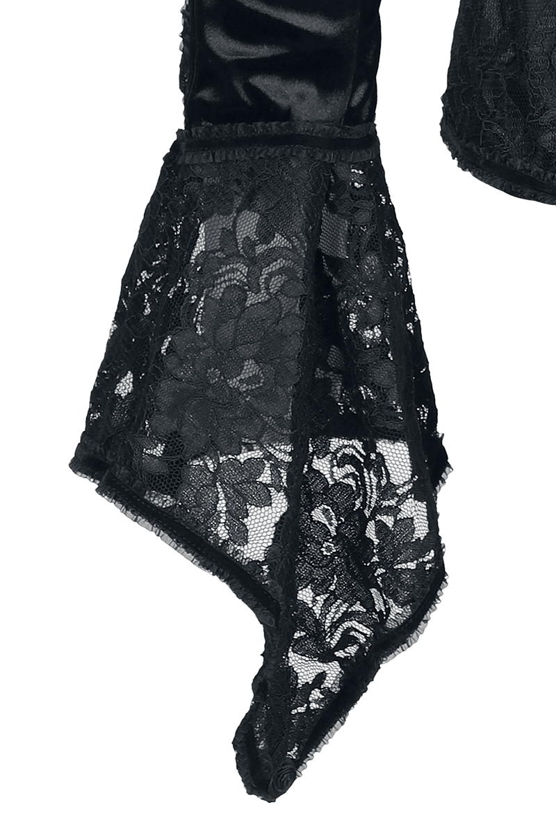 Thumbnail - Sinister Gothic Gothic Top T-Shirt schwarz in 4XL