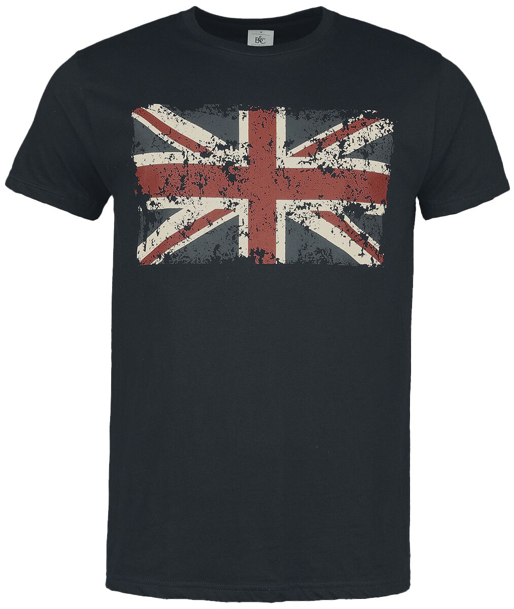 Gasoline Bandit - Rockabilly T-Shirt - Union Jack - S bis 4XL - für Männer - Größe S - schwarz