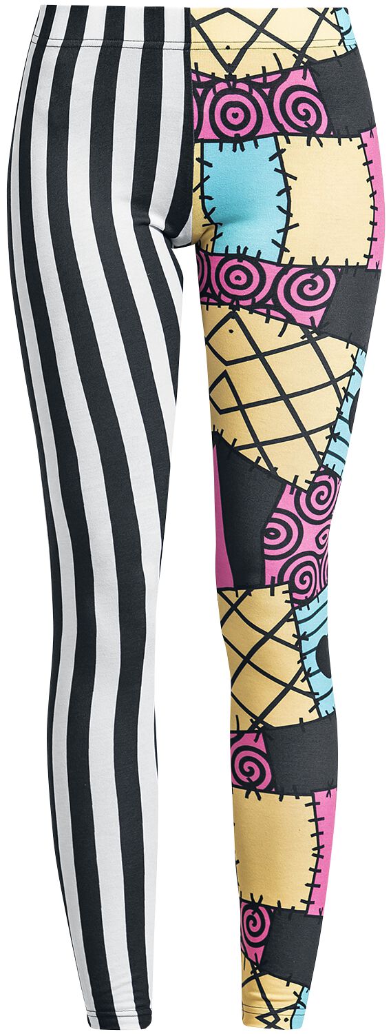 The Nightmare Before Christmas - Disney Leggings - Jack Skellington & Sally - S 5XL - för Dam - flerfärgad