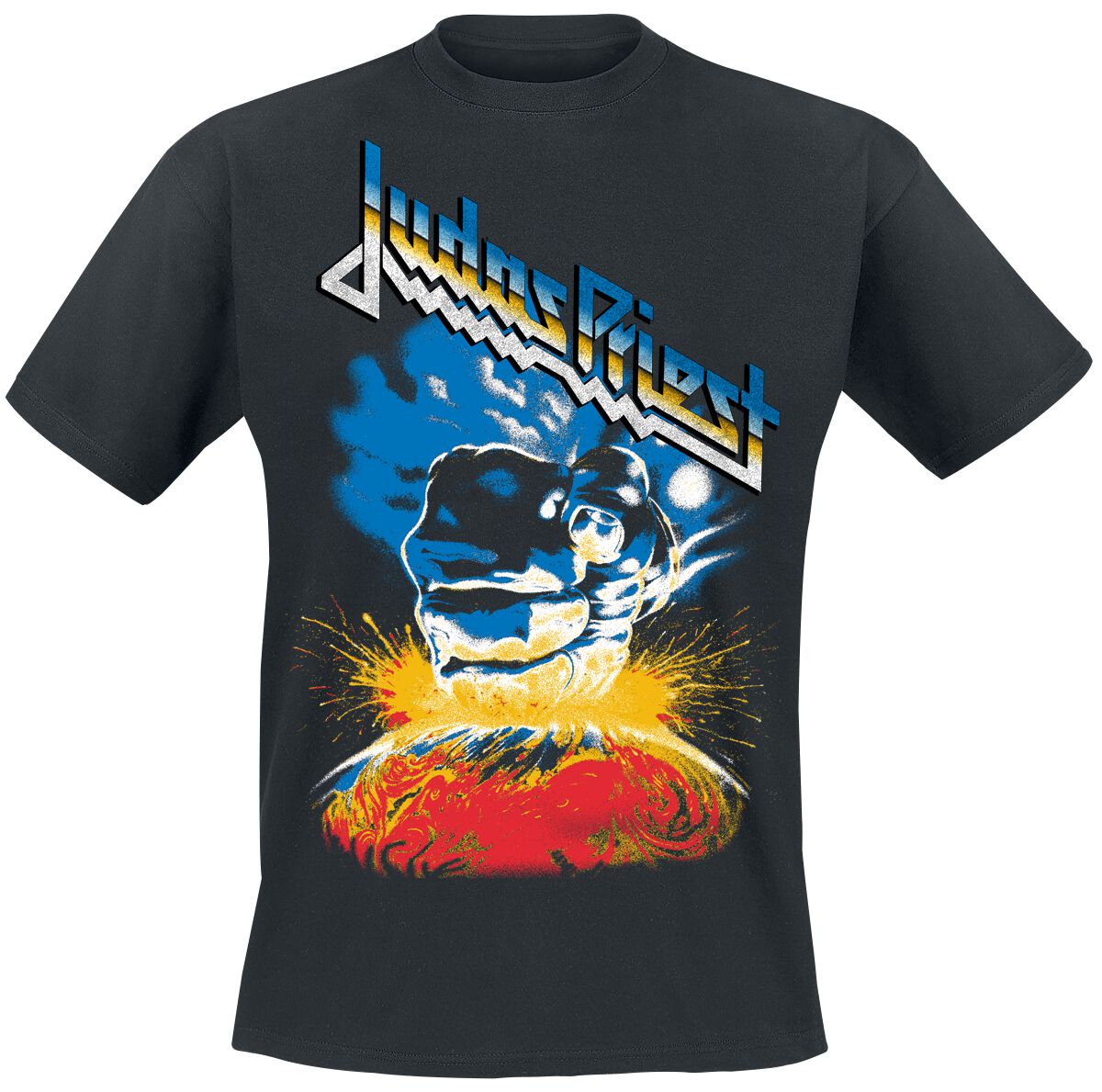 Levně Judas Priest Vintage Ram It Down Tour Dates Tričko černá