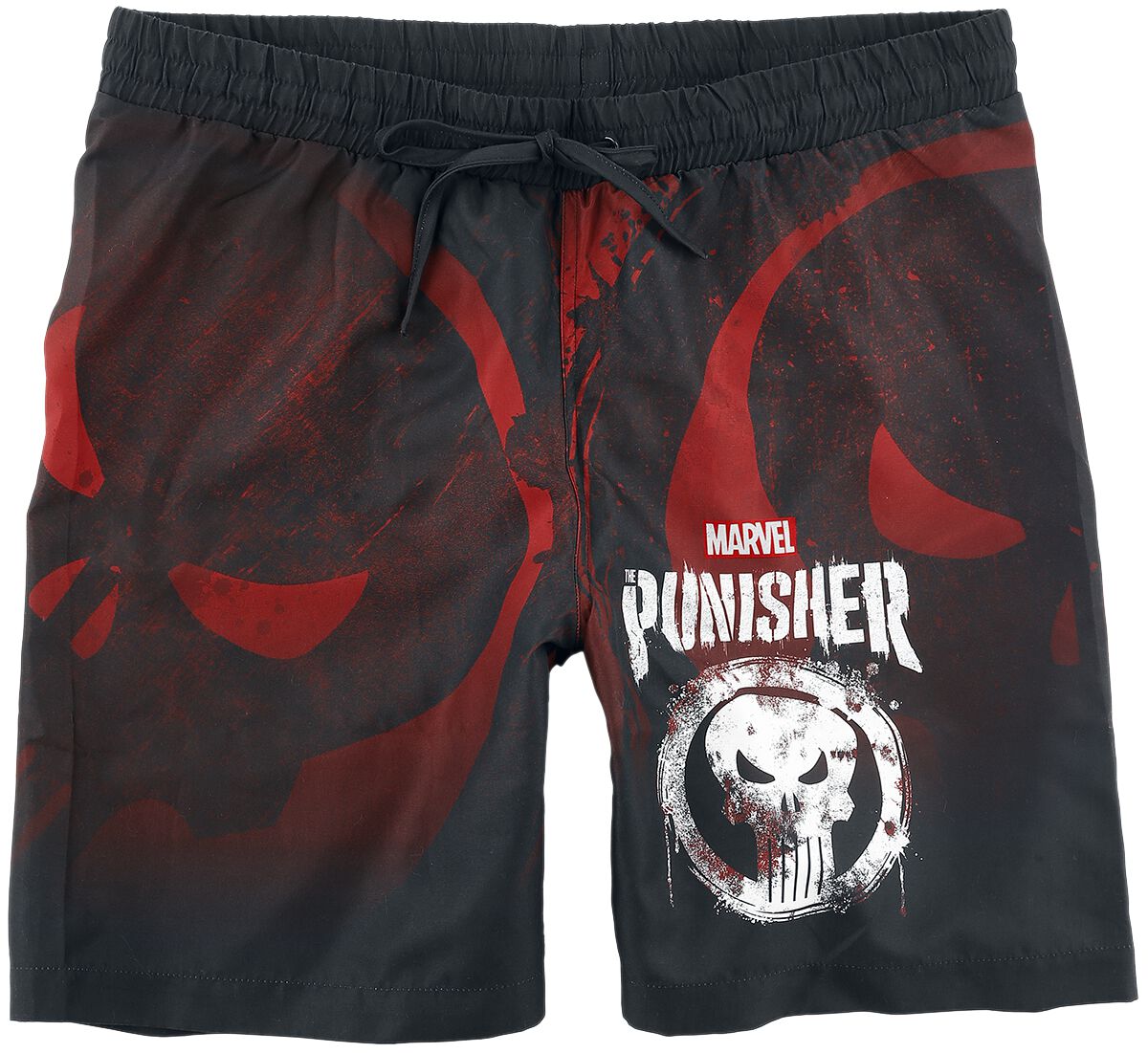 The Punisher Logo und Schriftzug Badeshort multicolor von The Punisher