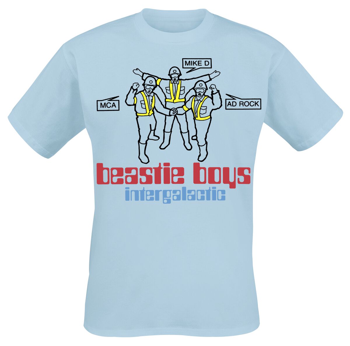 Intergalactic T-Shirt blau von Beastie Boys