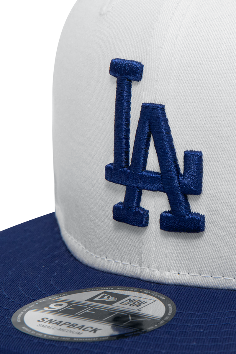 New Era - MLB White Crown Patches 9FIFTY Los Angeles Dodgers Cap multicolor
