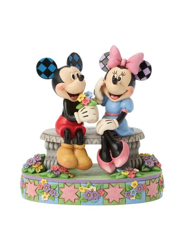 0028399484720 - Mickey & Minnie on spring bench Sammelfiguren multicolor