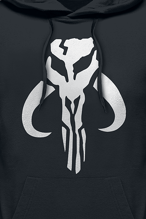 Star Wars The Mandalorian - Logo Kapuzenpullover schwarz