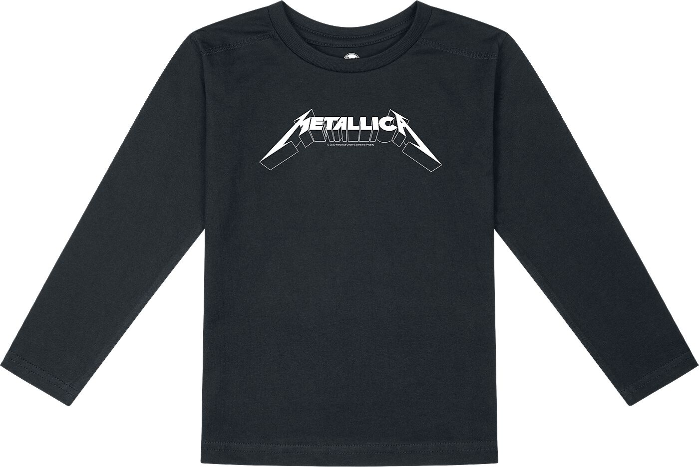 Metallica Metal-Kids - Logo Langarmshirt schwarz in 140