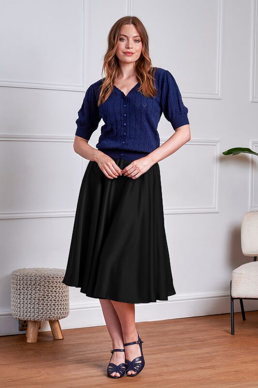 Banned Midirok - Legacy circular panel skirt - voor Vrouwen - zwart