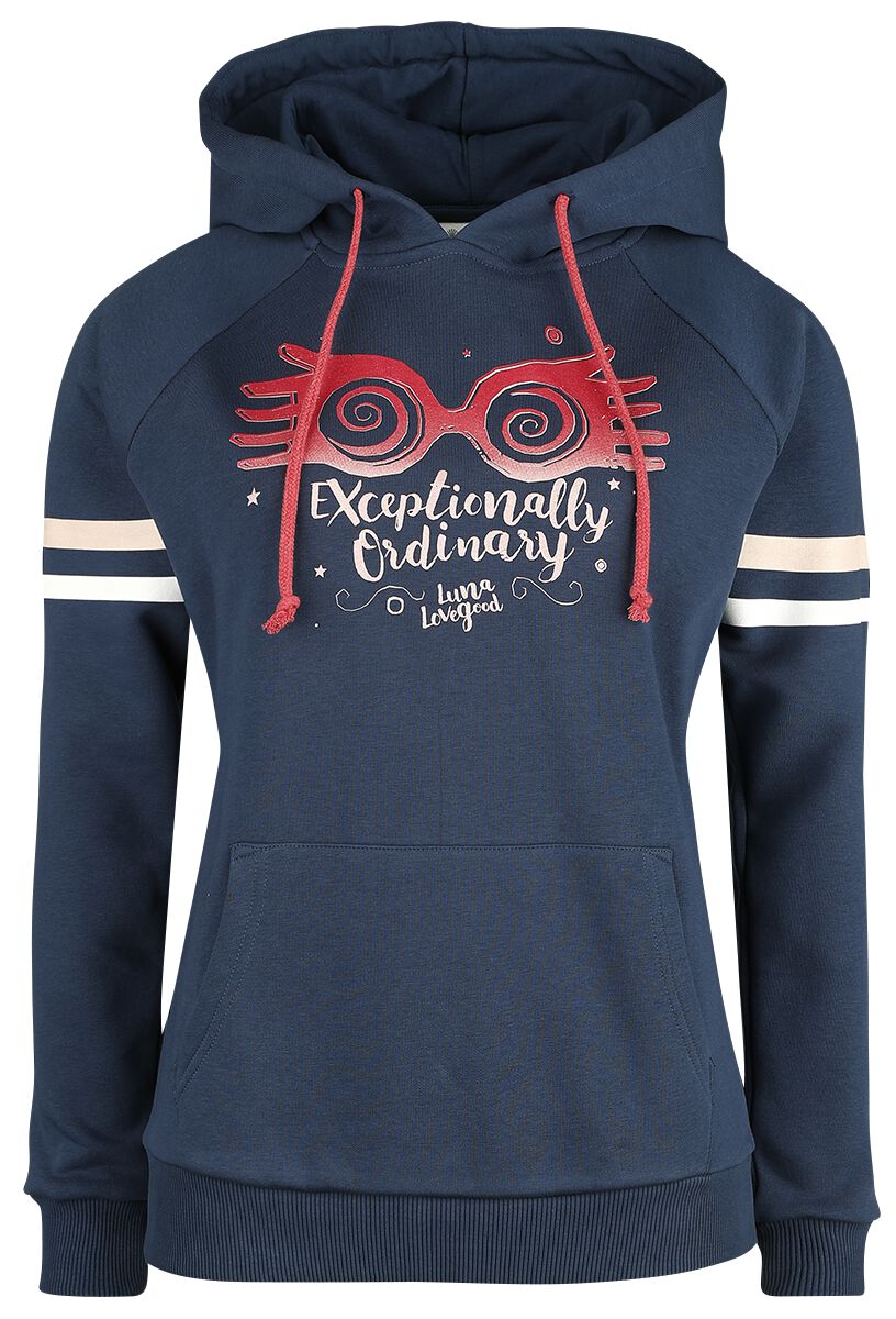 Harry Potter Luna Lovegood – Exceptionally Ordinary Kapuzenpullover dunkelblau Harry Potter Luna Lovegood – Exceptionally Ordinary Kapuzenpullover dunkelblau