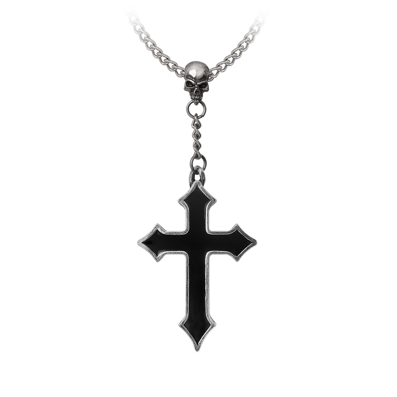 Alchemy Gothic Gothic Necklace - Osbourne's Cross - for Men -