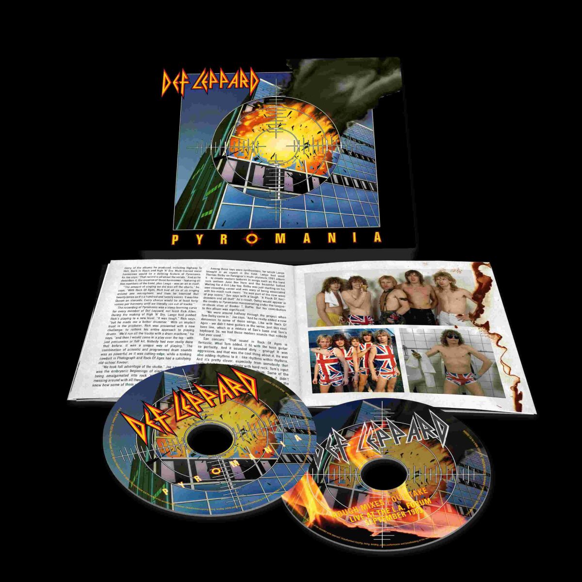 Def Leppard Pyromania CD multicolor