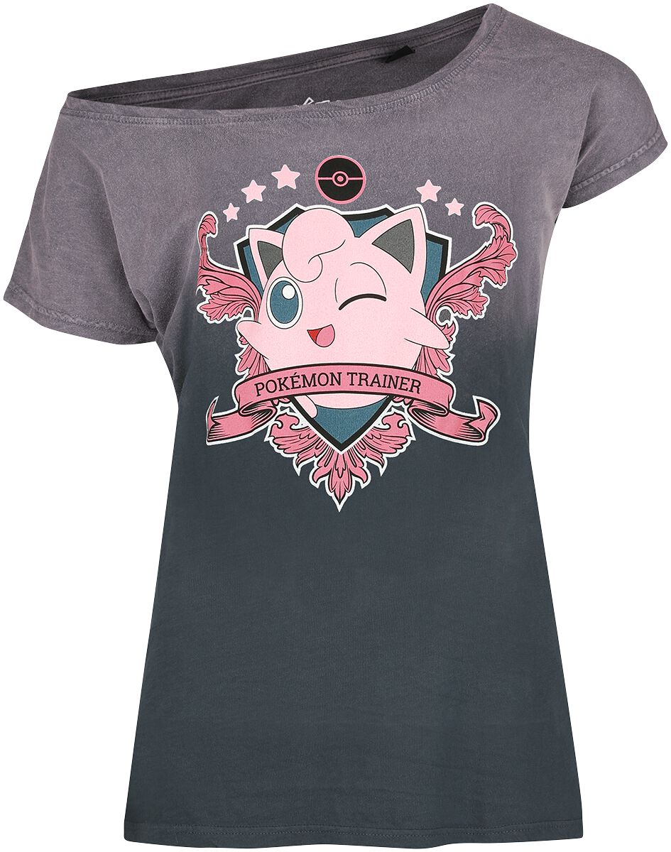 Image of T-Shirt Gaming di Pokémon - Jigglypuff - Pokémon Trainer - S a XXL - Donna - rosa pallido