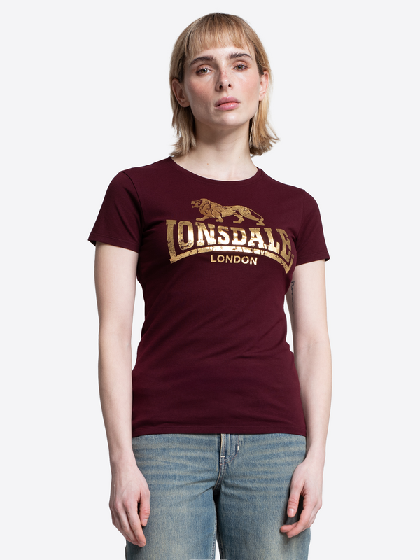 Lonsdale London Bantry T-Shirt burgund in L