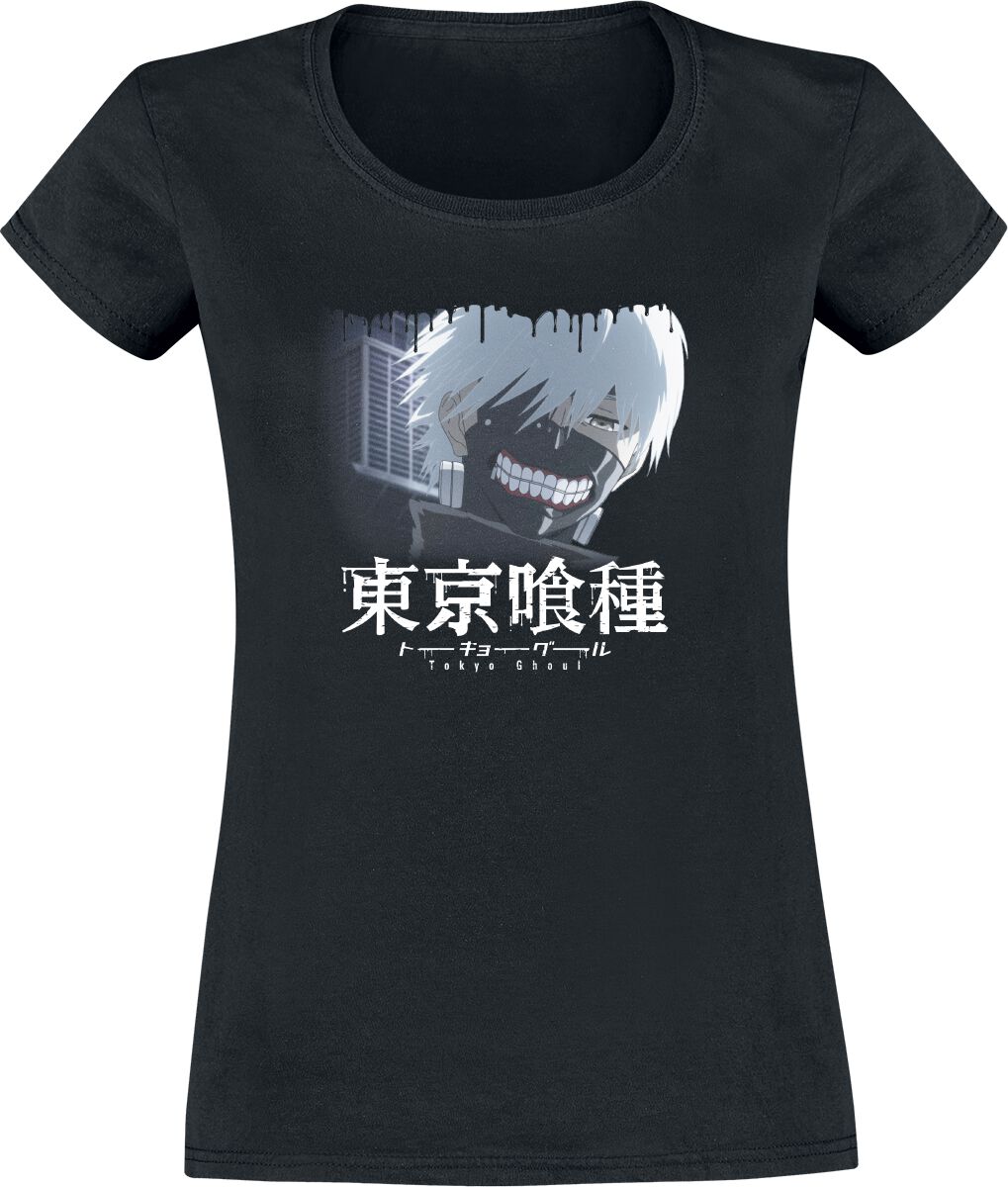 T-Shirt Manches courtes de Tokyo Ghoul - Such a Lovely Smile - S à XXL - pour Femme - noir