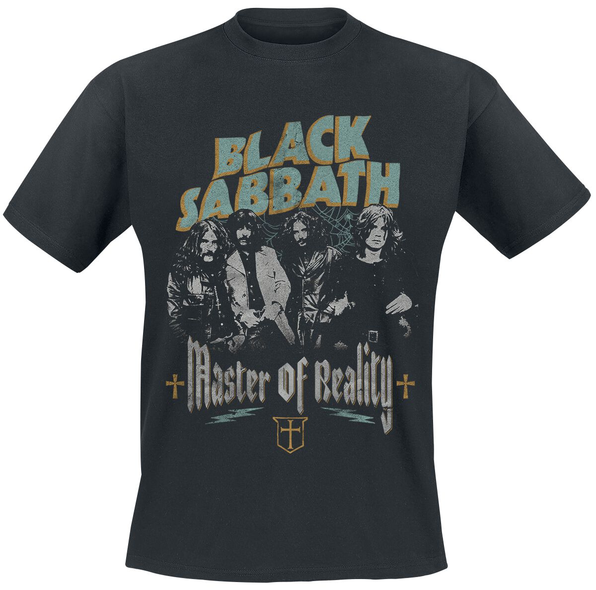 Black Sabbath T-Shirt - Master of reality - S bis 3XL - für Männer - Größe L - schwarz  - Lizenziertes Merchandise!