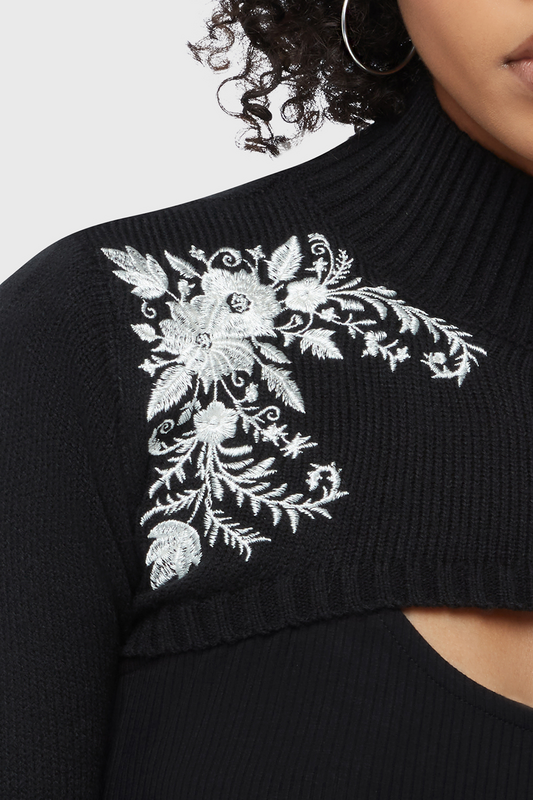 Thumbnail - Killstar Beneath The Eclipse - Petal & Pine Bolero Bolero schwarz in XS