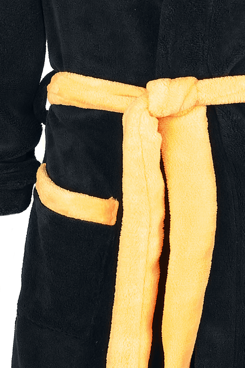 Batman Batman Bademantel schwarz gelb