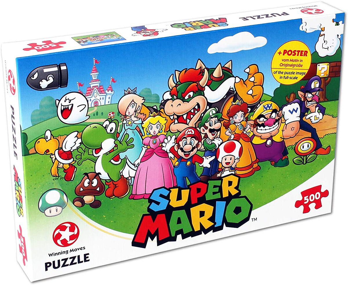Image of Super Mario Mario And Friends - 500 Teile Puzzle Standard