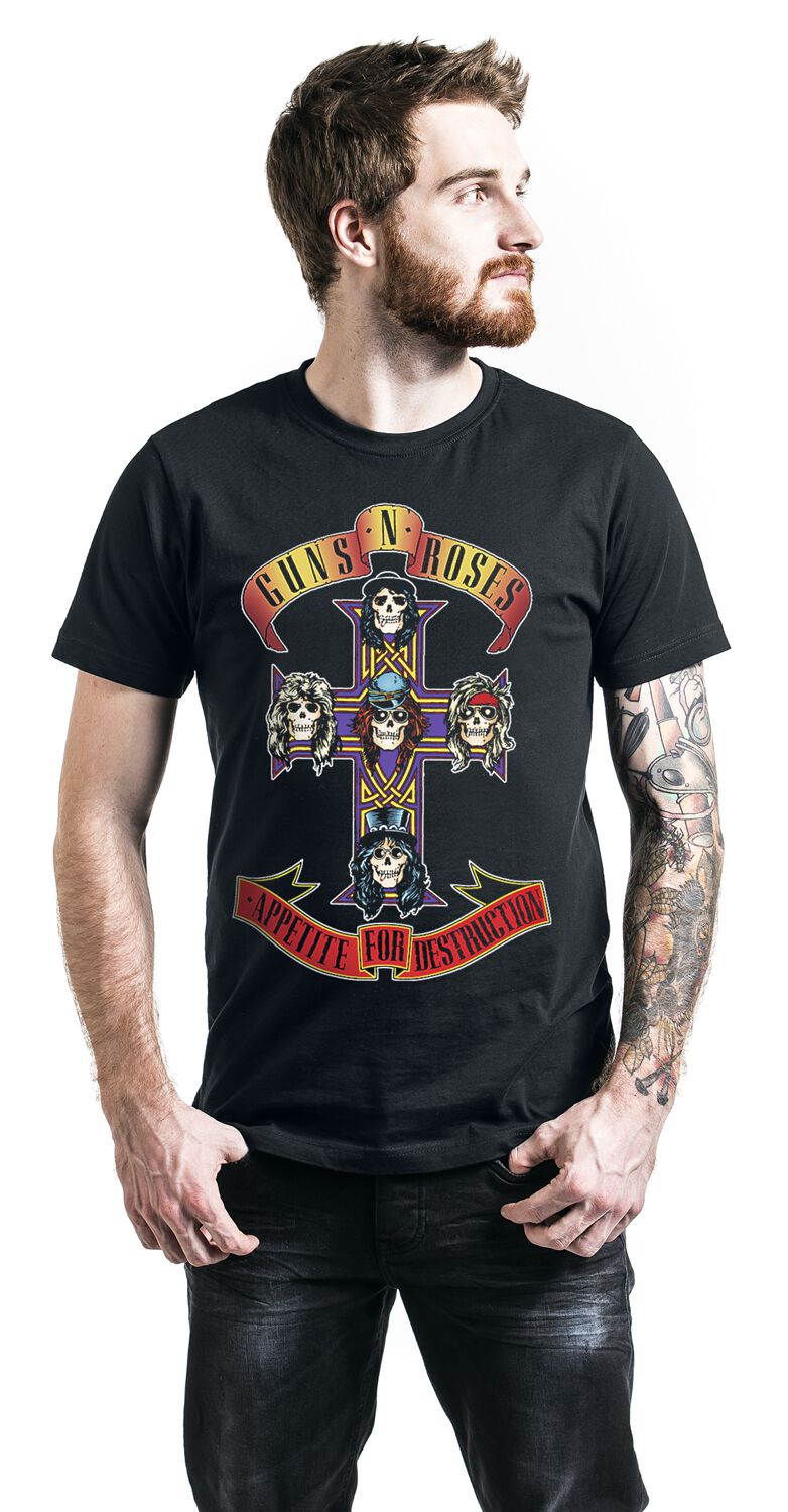 Appetite For Destruction Cover Guns N Roses T Shirt Emp