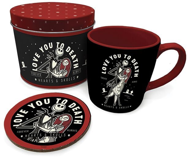 Disney, Tim Burton's Nightmare Before Christmas Mug, Coaster & Tin Set