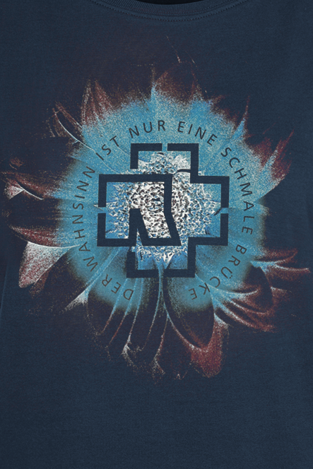 Thumbnail - Rammstein Wahnsinn T-Shirt navy in XL