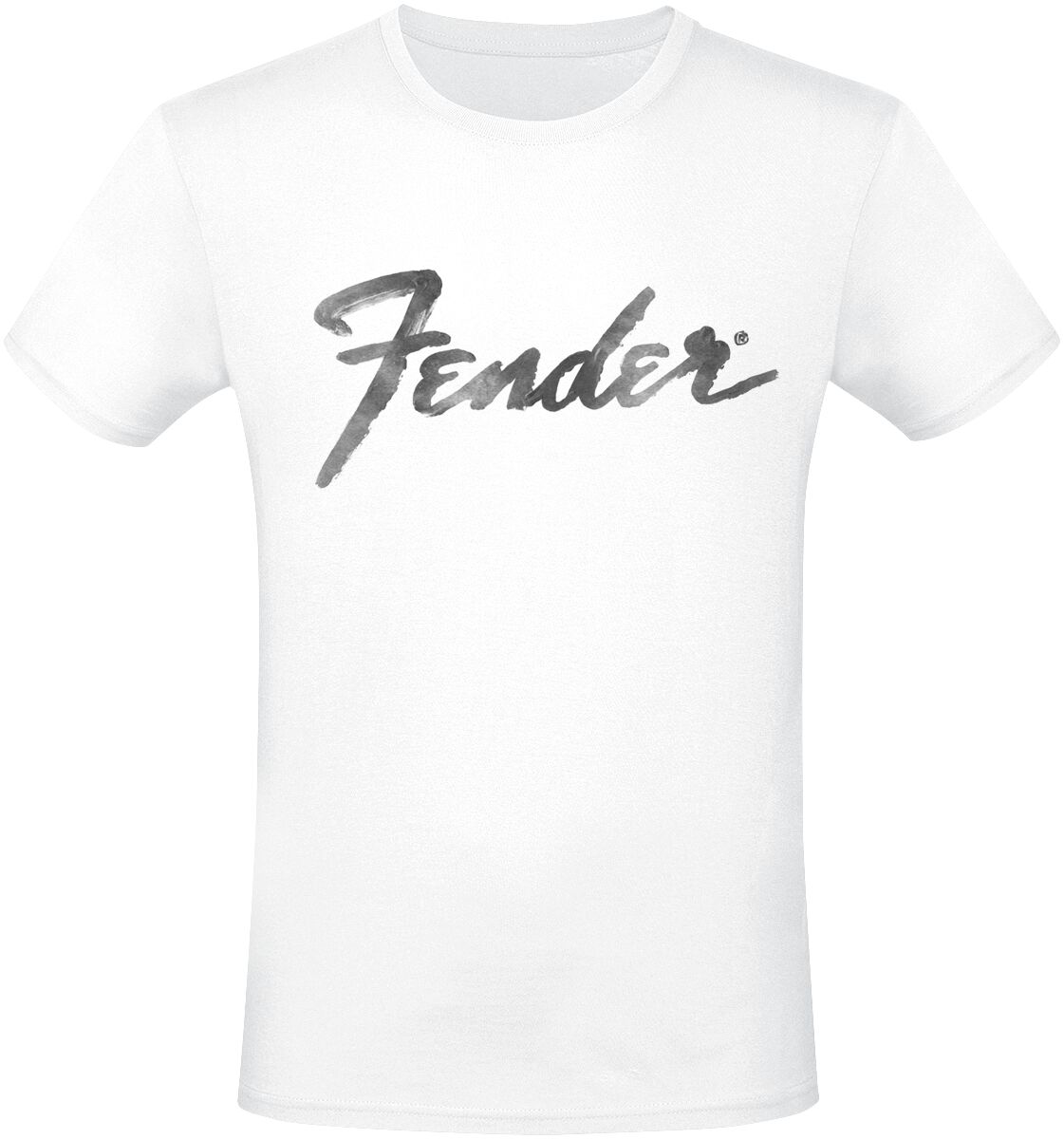 T-Shirt Manches courtes de Fender - Paint Logo - S à 3XL - pour Homme - blanc