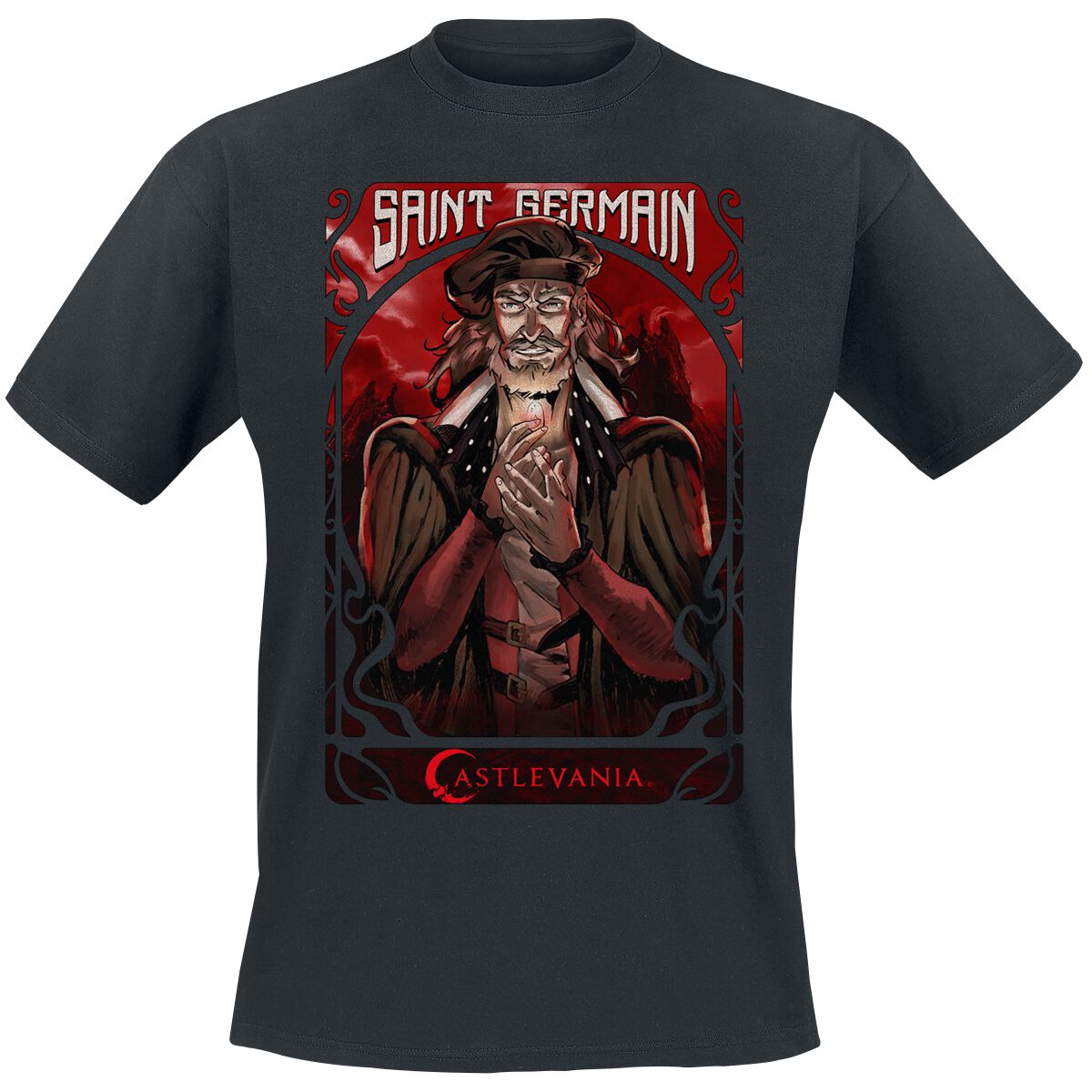 Castlevania Saint Germain T-Shirt schwarz Castlevania Saint Germain T-Shirt schwarz