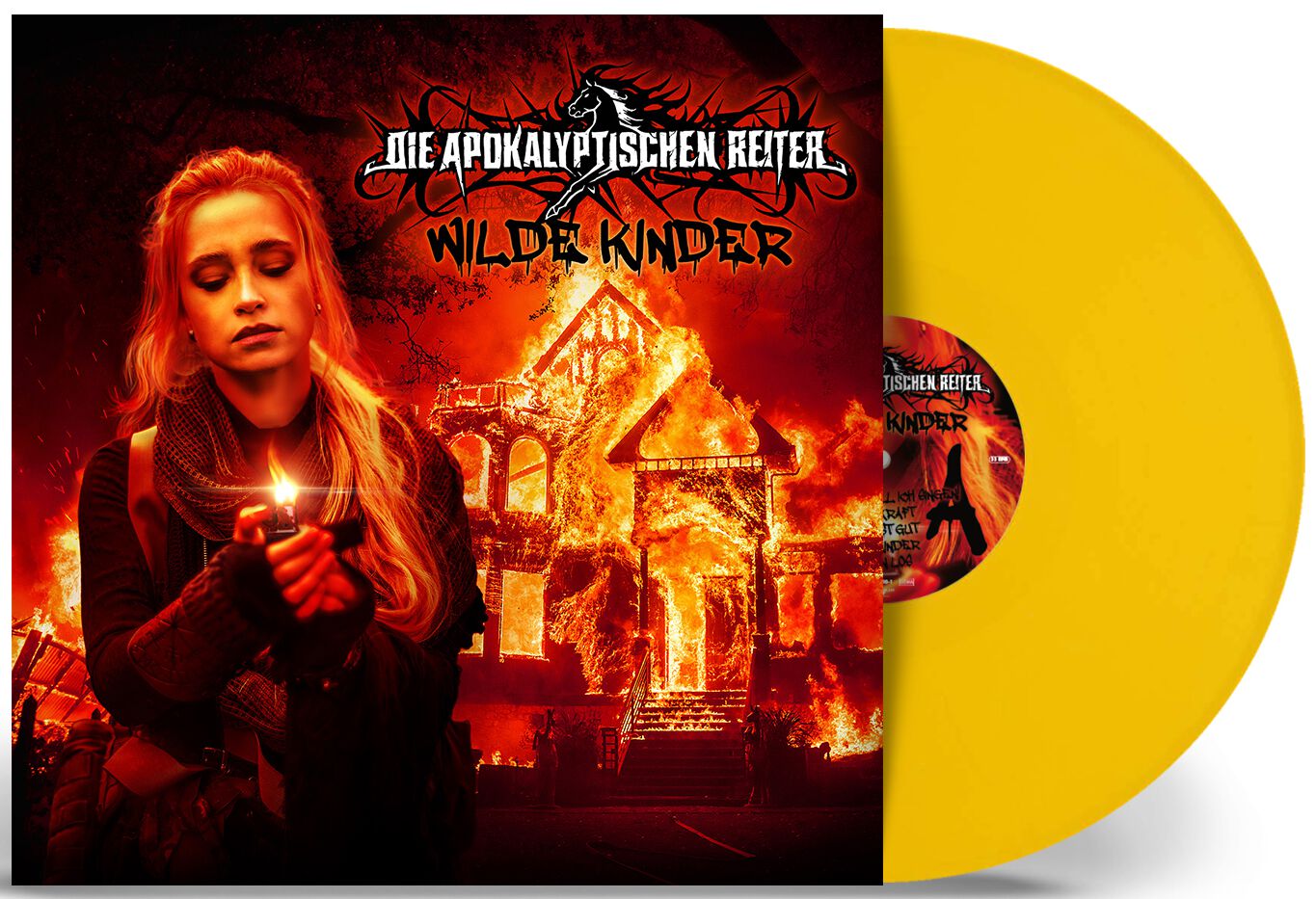 Die Apokalyptischen Reiter Wilde Kinder LP gelb