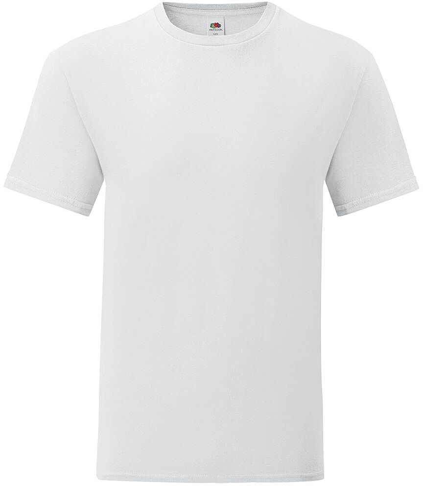 T-Shirt Manches courtes de Fruit Of The Loom - Iconic T - XXL à 5XL - pour Homme - blanc