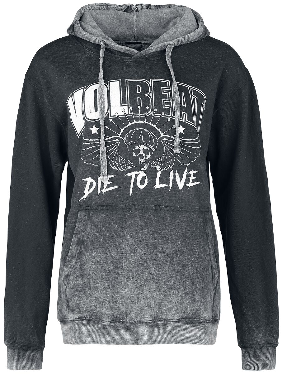 Volbeat Die To Live Kapuzenpullover grau