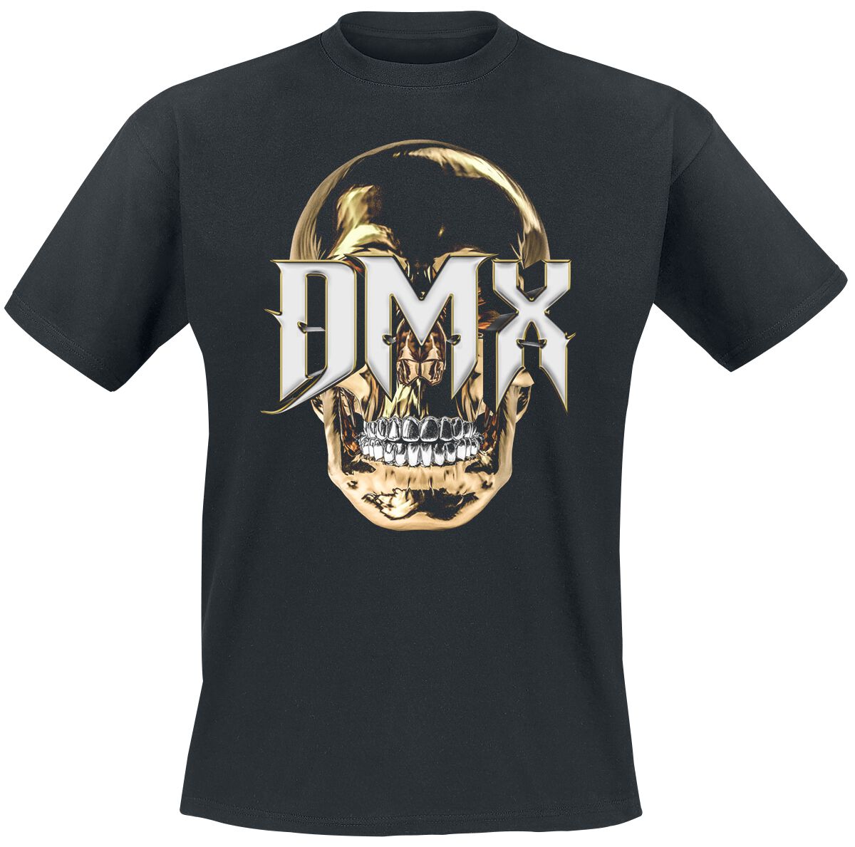 DMX Gold Chrome T-Shirt schwarz